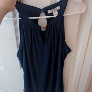 Westbound Blue Tank Top Blouse